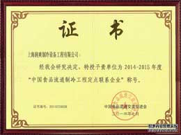 中国食品流通定点企业